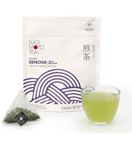 Amazon.com : Yamamotoyama Organic Matcha Sencha Premium Green Tea